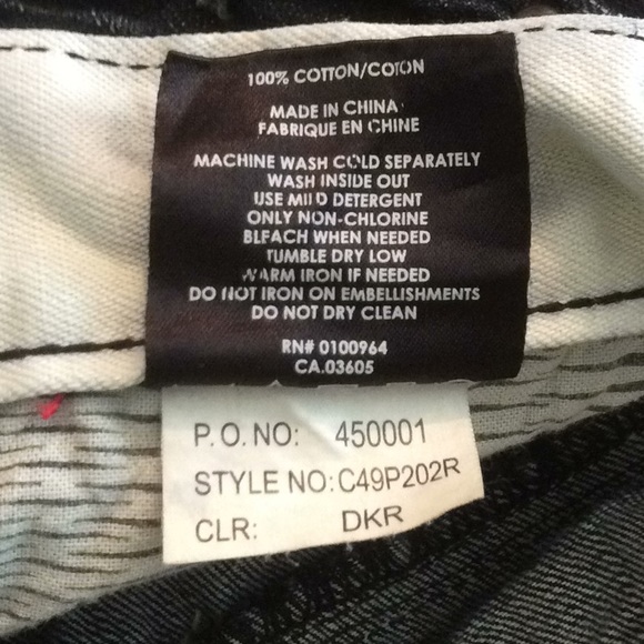 Nine days whitewash mens straightleg jeans. - Picture 7 of 8